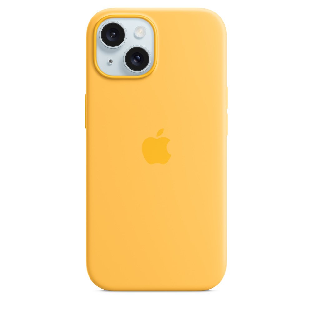 Apple Funda Iphone 15 Silicone Case With Magsafe - Sunshine