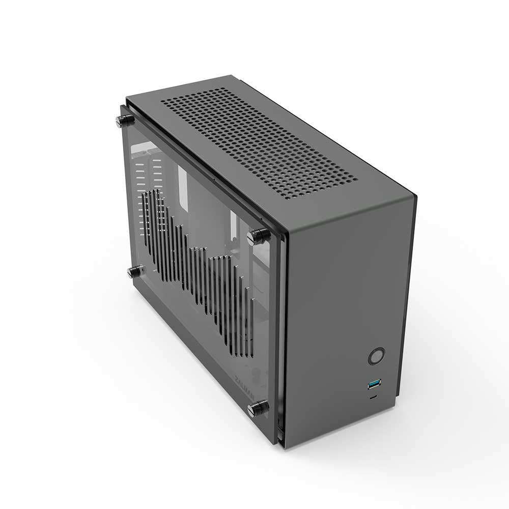 Caja Pc Zalman M4 Mini-Itx M2 1 X Vent 800mm Argb 2xusb 3.0 Gris S/N Fuente