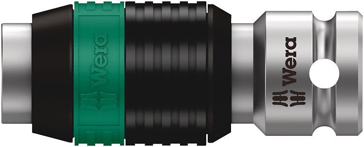 Wera Zyklop Pieza De Conexión 8784 A1.1 4", Adaptador Cromado Negro, Para Puntas Hexagonales De 1 4" 5003529001