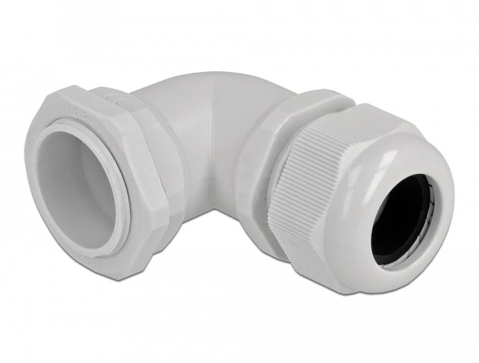 Delock Prensaestopas En Ángulo De 90 ° Pg29 Gris