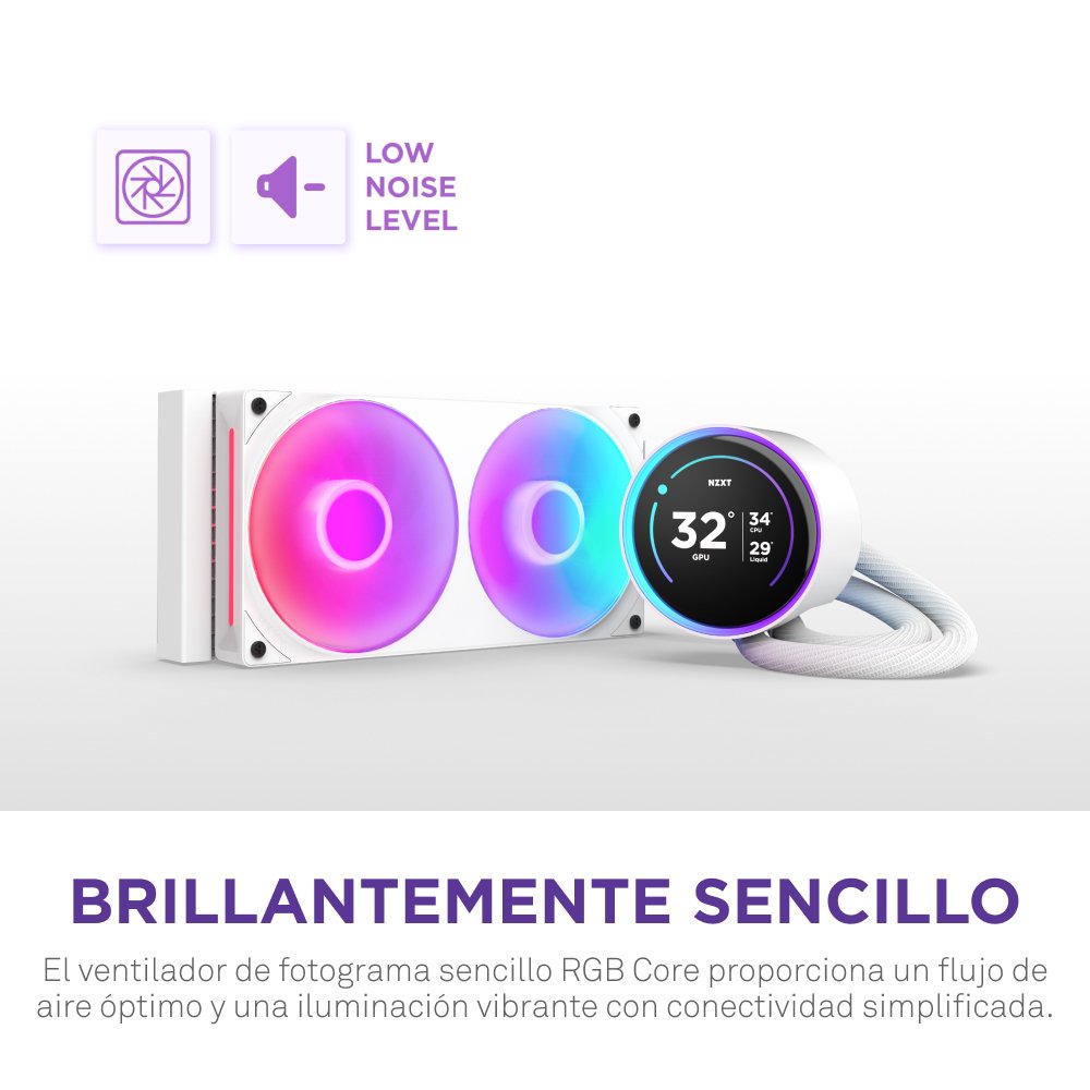 EAN 5056547204154 - NZXT Kraken Elite 240 RGB Procesador Sistema de refrigeración líquida todo en uno 12 cm Blanco 1 pieza(s) imagen 11