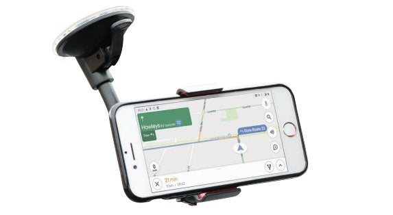 Mobilis Universal Car Flex Soporte De Ventosa + Clip Para Smartphone
