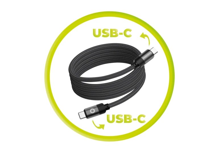 Mobile Origin Magnetic Cable Usb-C To Usb-C Black 1m