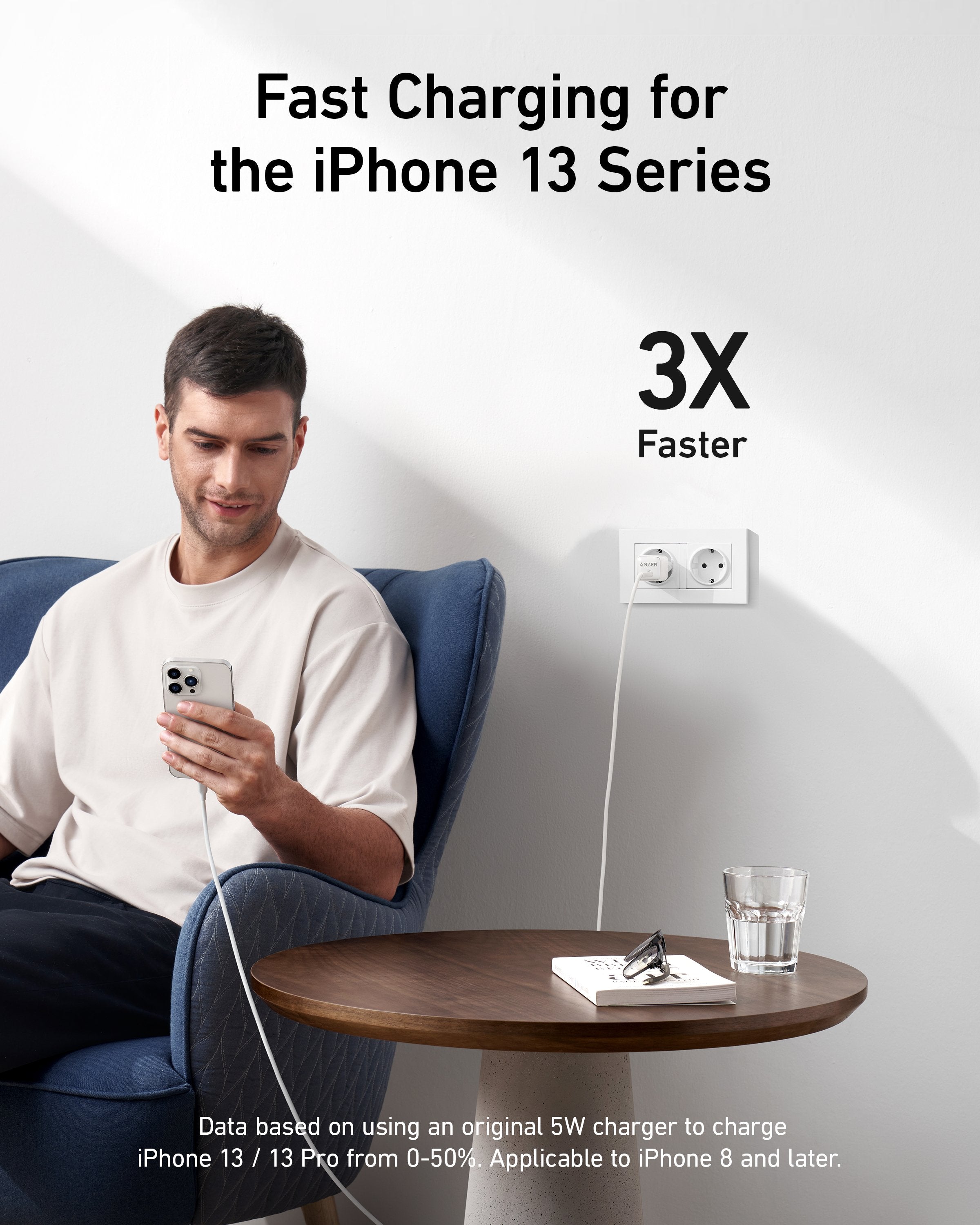 EAN 194644125646 - Anker 511 Charger (Nano Pro) offline only Teléfono móvil, Tableta Blanco USB Carga rápida Interior imagen 1
