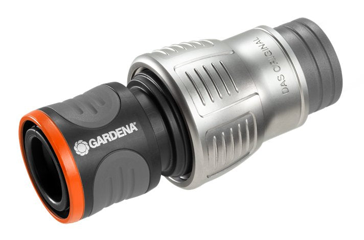 EAN 4078500031998 - Gardena 18256-50 accesorio para manguera Conector de manguera Metal Negro, Gris, Naranja 1 pieza(s) imagen 1