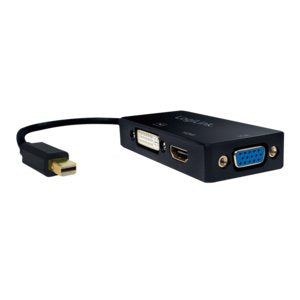Logilink Cv0110 Adaptador De Cable Mini Displayport Displayport Gris