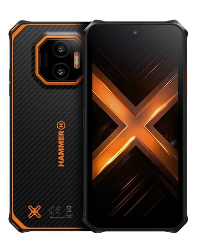 EAN 5902983638377 - HAMMER Energy X2 5G 8/256 GB 15,5 cm (6.1") SIM doble Android 15 USB Tipo C 8 GB 5000 mAh Negro, Naranja imagen 1