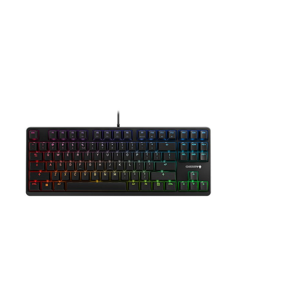 Teclado Ingles Cherry G80-3000n Rgb Tkl Usb Qwerty Internacional De Ee.Uu. Negro