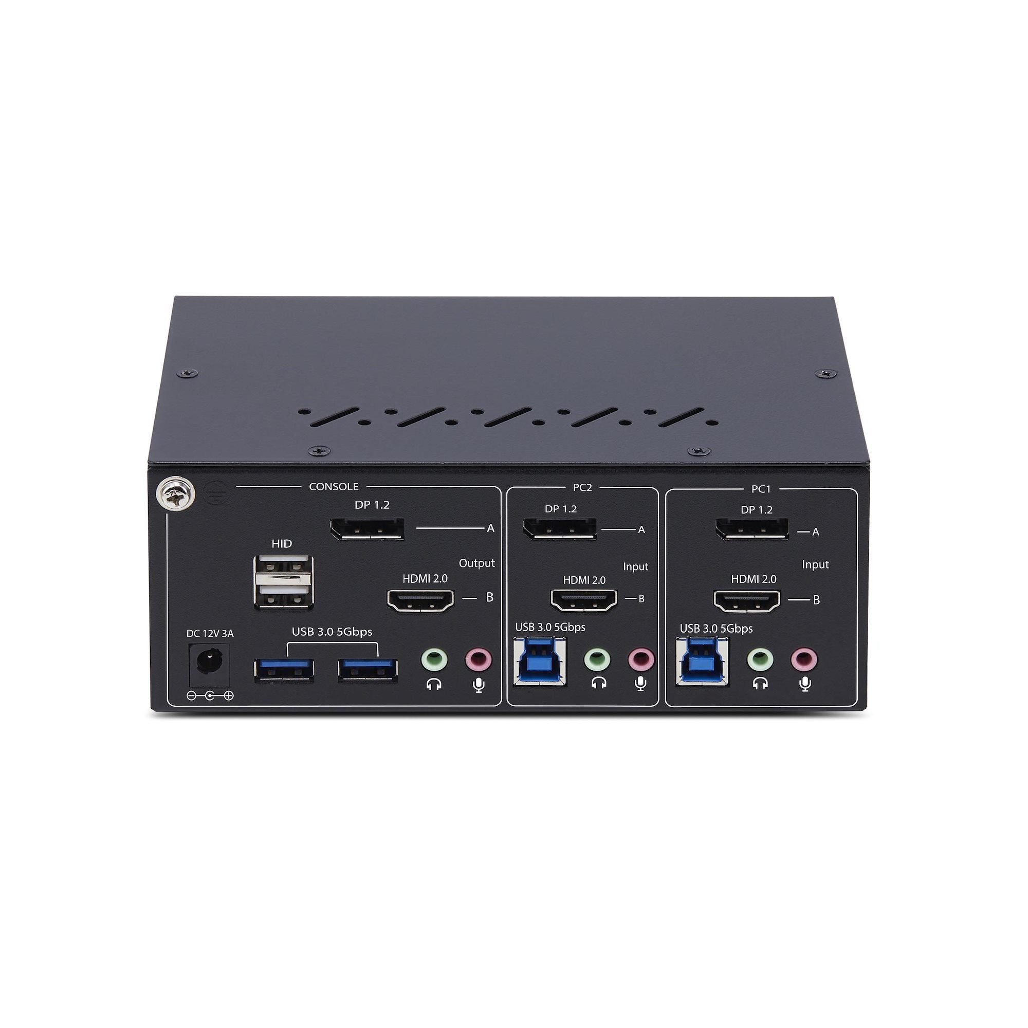 EAN 0065030909129 - StarTech.com P2ADDH462-KVM-SWITCH interruptor KVM Negro imagen 4