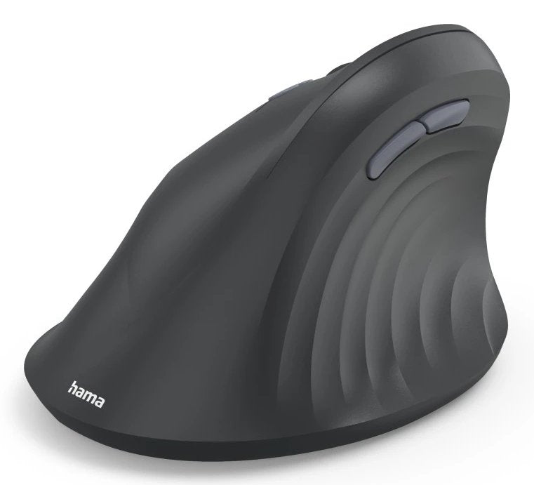 Mouse Hama Wireless Ergo Emw-500l Dpi 1000-1800 7 Botones Color Negro Para Zurdos