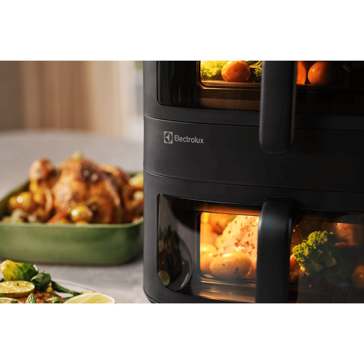 EAN 7333394095806 - Electrolux EAFD11B Doble 11 L Independiente 2700 W Freidora de aire caliente Negro imagen 7