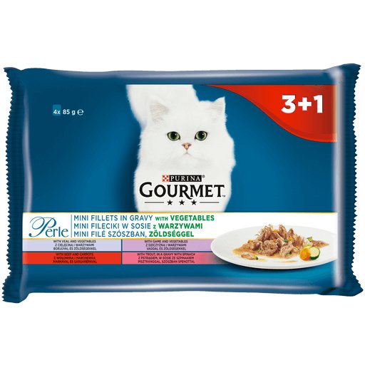 Purina 7613037552652 Cats Moist Food 4x85g