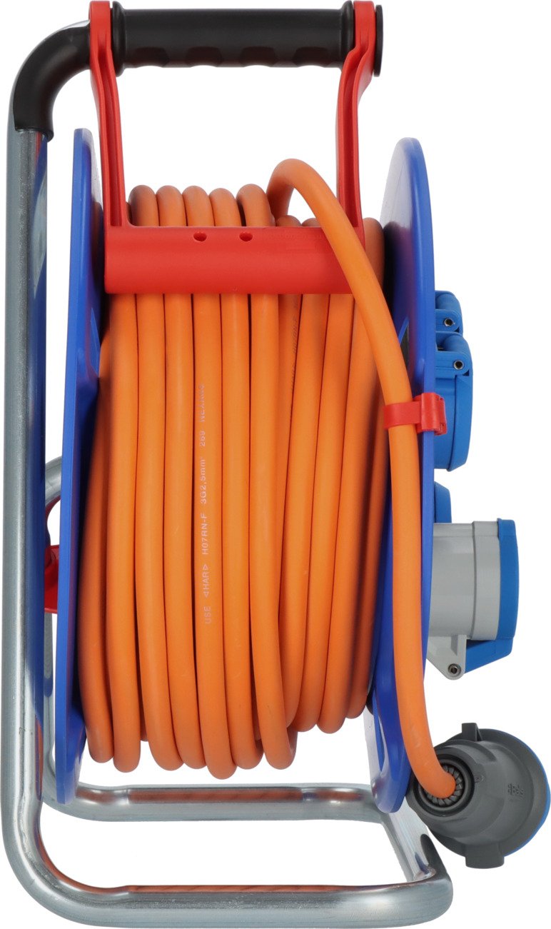 EAN 4007123687428 - Brennenstuhl 1182690200 base múltiple 25 m 4 salidas AC Exterior Negro, Azul, Naranja imagen 3
