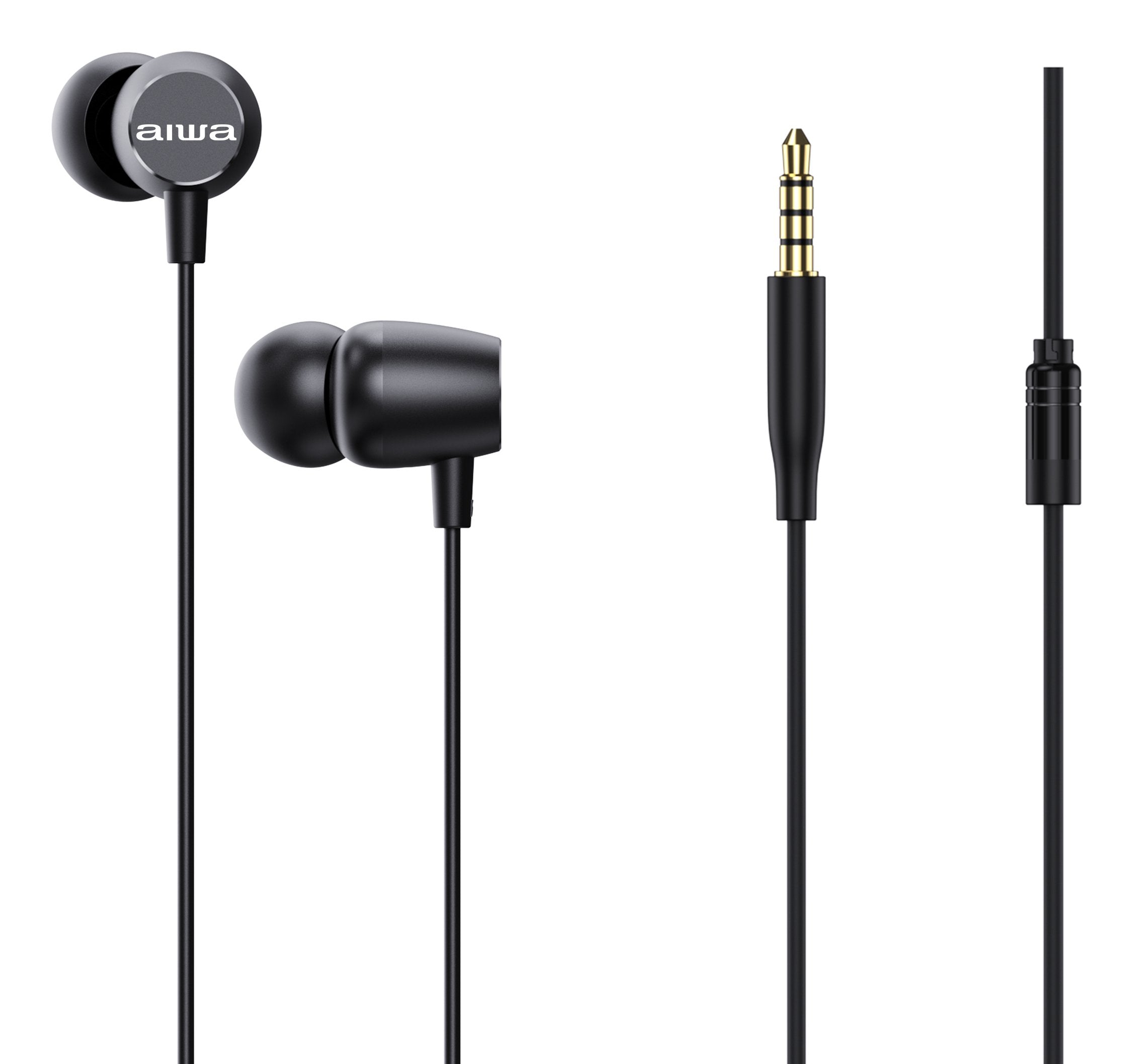 EAN 8435256810738 - Aiwa ESTM-20BK auricular y casco Auriculares Alámbrico Dentro de oído Llamadas/Música/Deporte/Uso diario imagen 1
