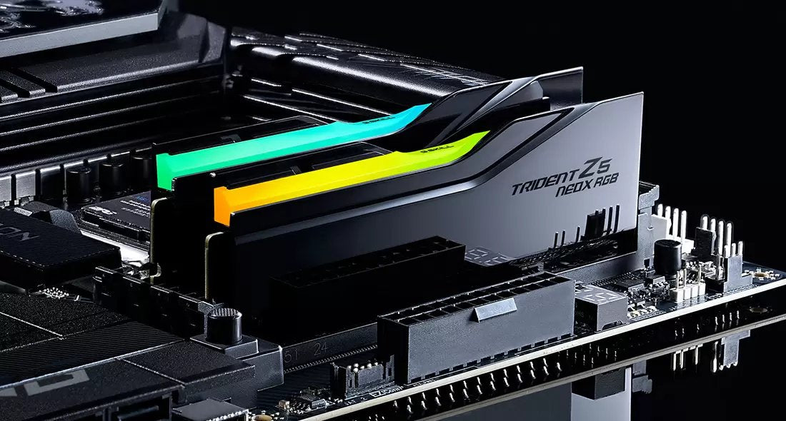 G.Skill Dimm 32 Gb Ddr5-6000 (2x 16 Gb) Dual-Kit (Negro, F5-6000a3636f16gx2-Tz5nxrn, Trident Z5 Neo X Rgb) F5-6000a3636f16gx2-Tz5nxrn