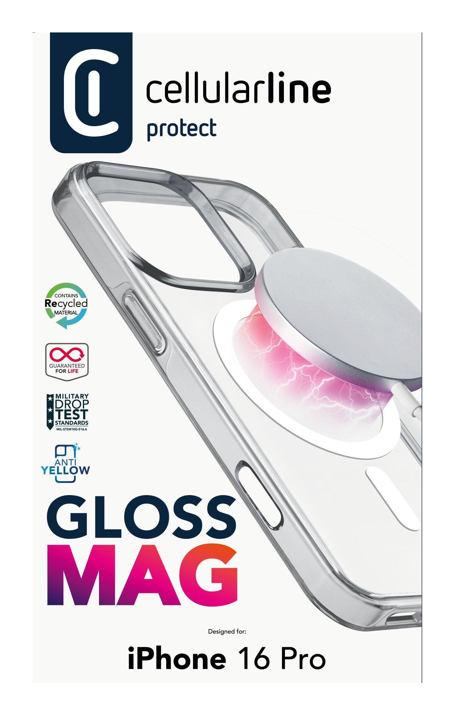 EAN 8018080482847 - Cellularline 8018080482847 funda para teléfono móvil 16 cm (6.3") Transparente imagen 2