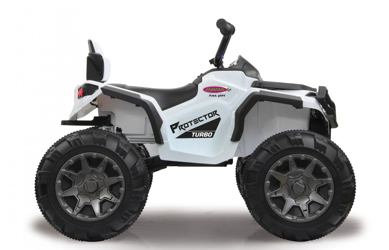 Jamara Correpasillos Protector Quad, Vehículo Infantil Blanco, 12 V