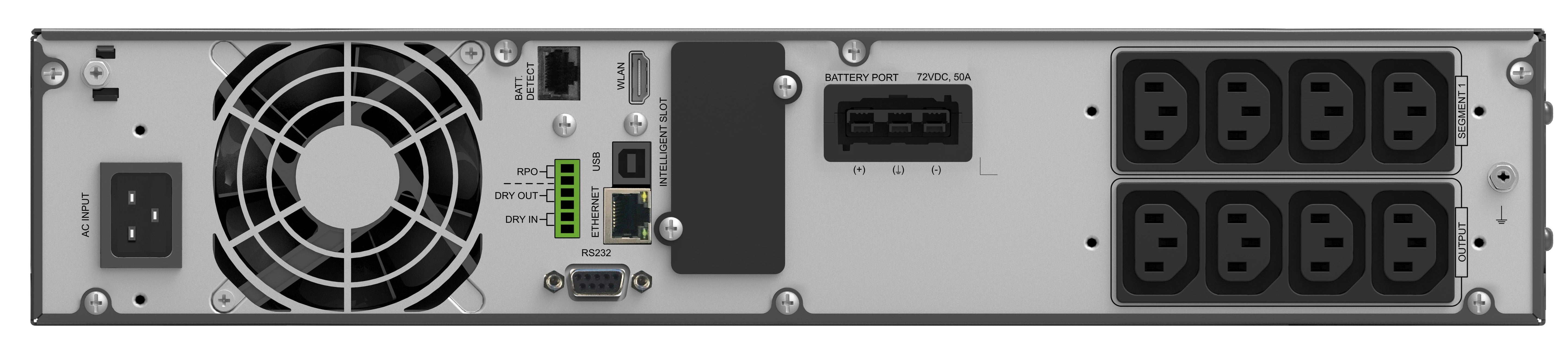 EAN 4260074982893 - PowerWalker VFI 2000 ICR IoT sistema de alimentación ininterrumpida (UPS) Doble conversión (en línea) 2 k imagen 3