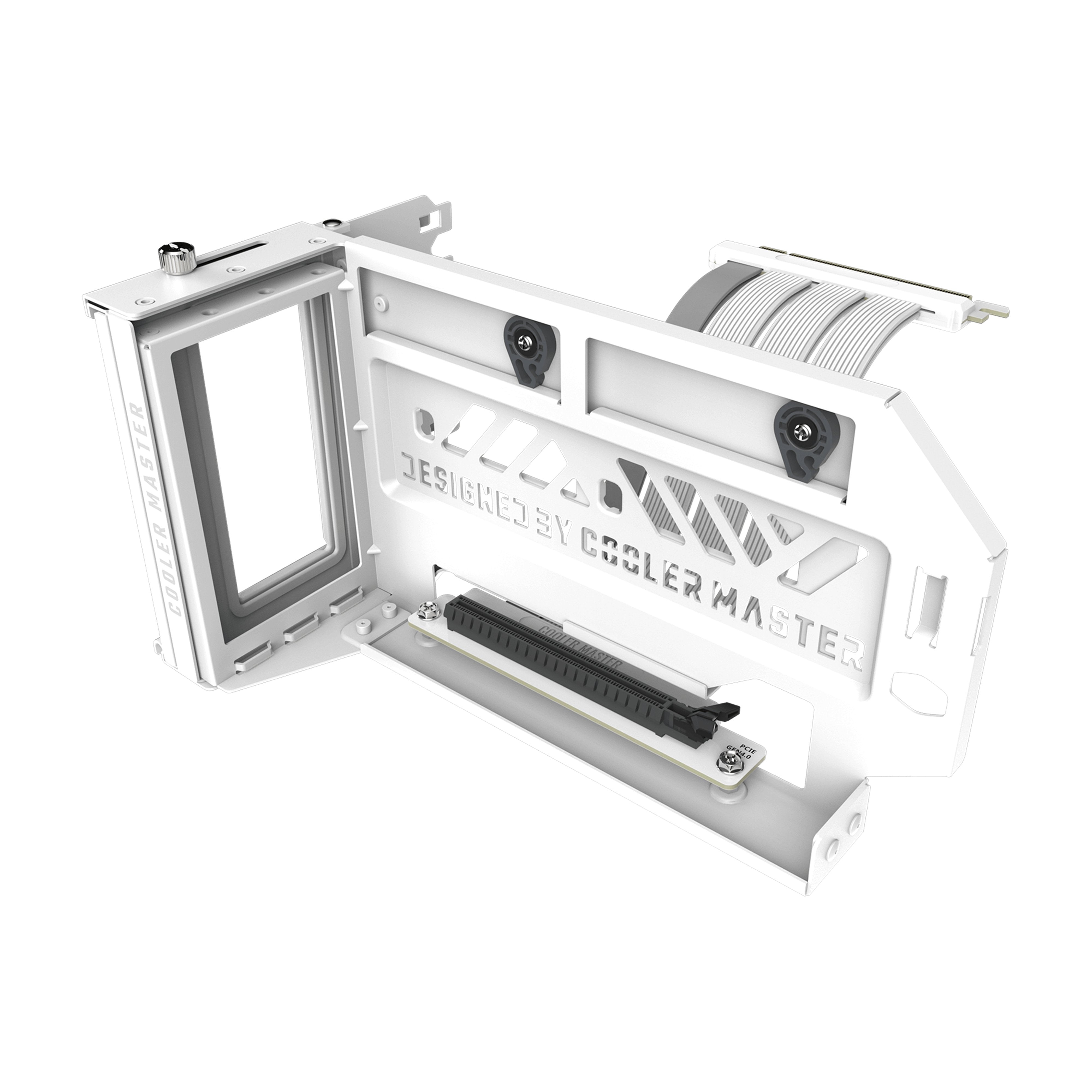 Kit De Soporte De Tarjetas De Gráficos Verticales Más Coorradores V3, White White Mca-U000r-Wfvk03
