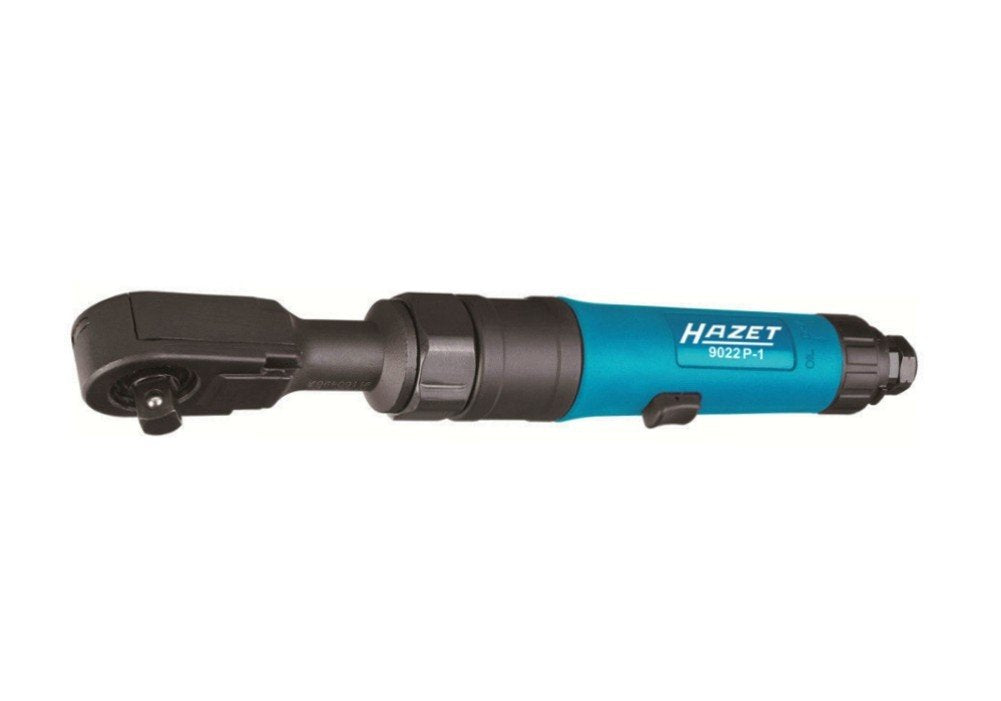 Llave De Carraca Hazet 9022p-1, 1/2" Negro/Azul, Adecuado Para Apretar A Mano Con 350 Nm