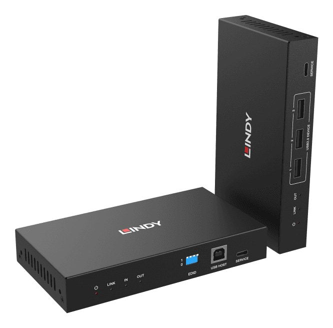 Adap Lindy Extender Hdmi 4k60 Kvm Lwl Lc 5km