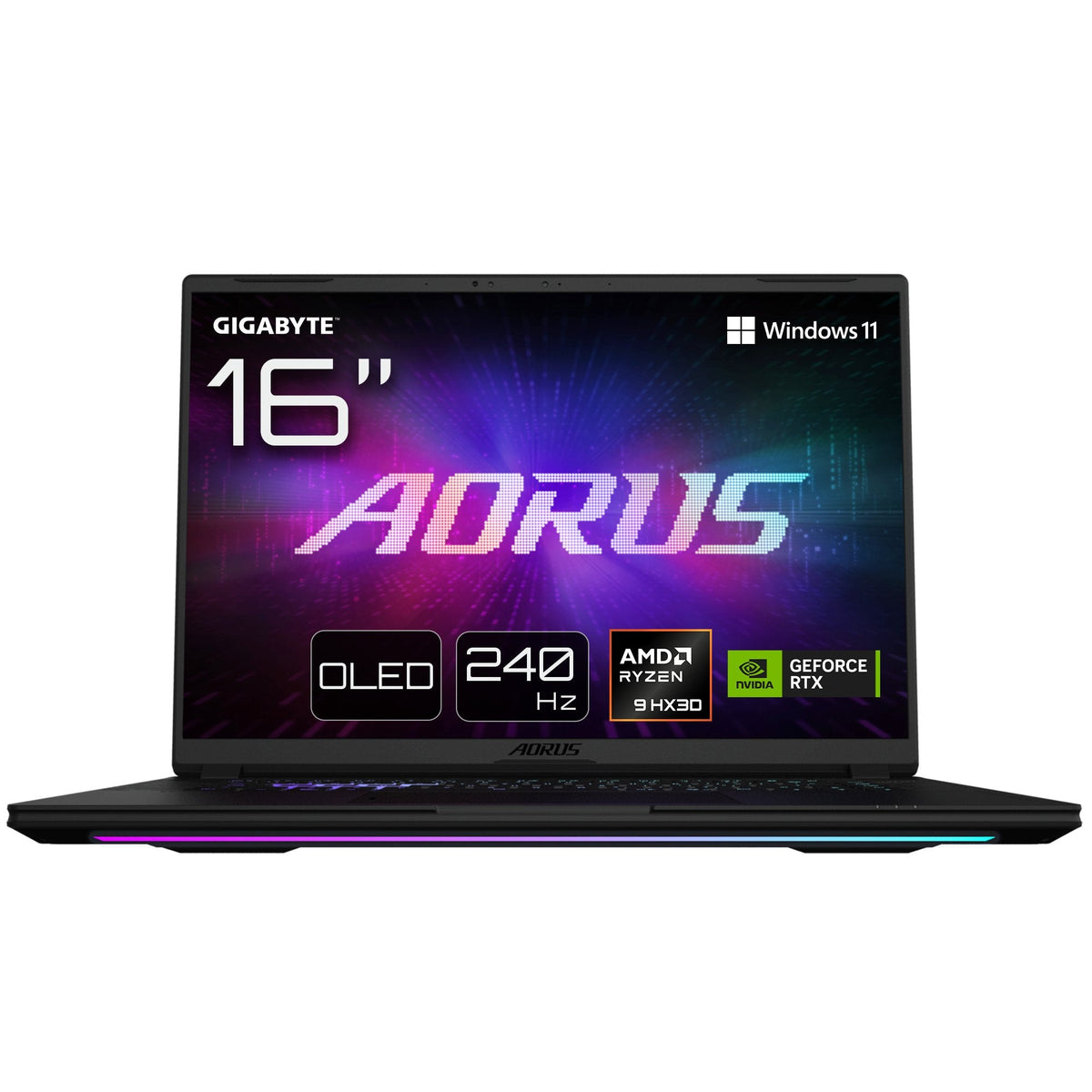 Gigabyte Aorus Master 16 Portátil Gaming - 16.0, 240hz Oled, Amd Ryzen 9 9955x3d, Gpu Nvidia Rtx 5080, 32gb Ddr5 5600mhz, 1tb Ssd, Windows 11 Home, Garantía De 2 Años, Aorus Master 16 6yjm5ese64sh