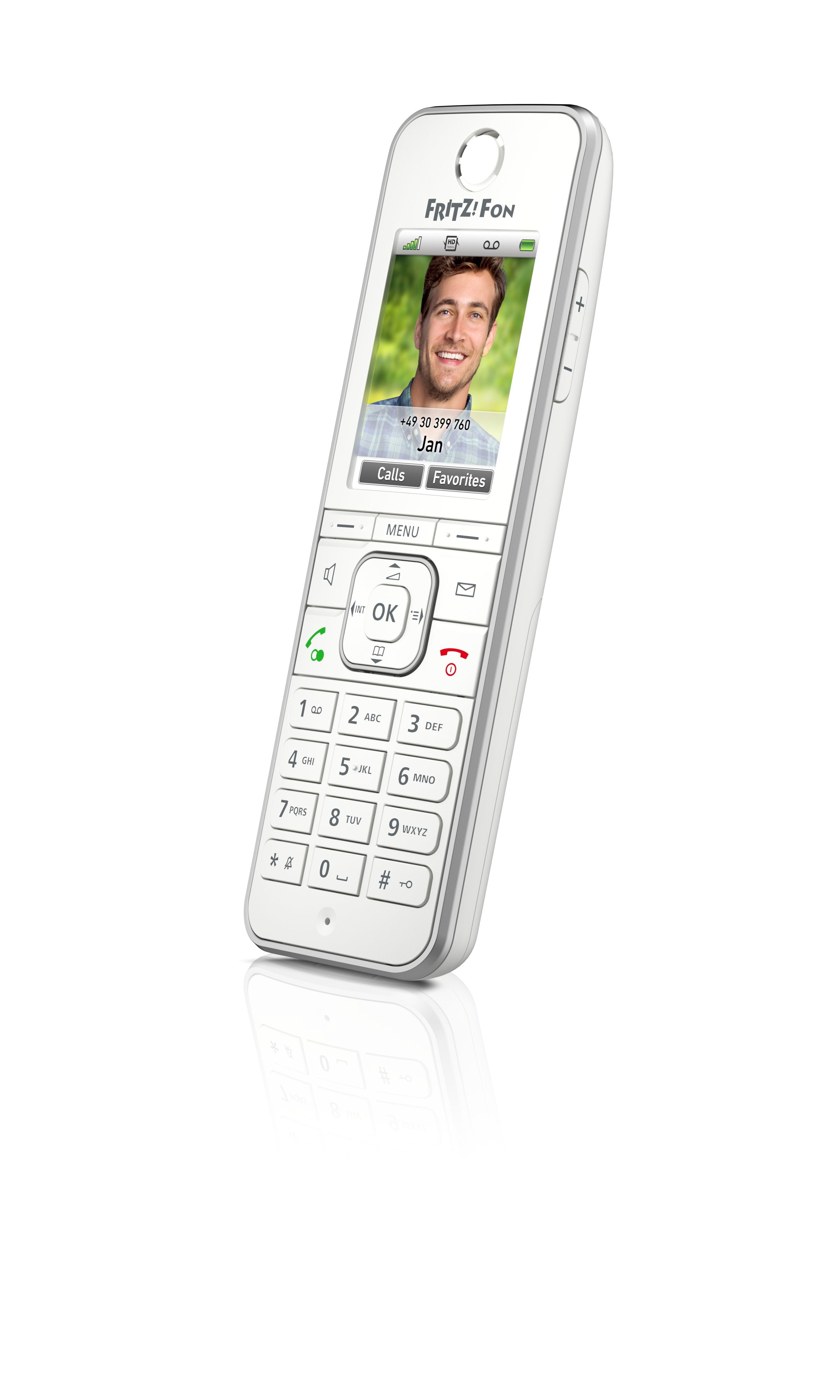 EAN 4023125028755 - Fon FRITZ! C6 International Teléfono DECT Identificador de llamadas Blanco imagen 3