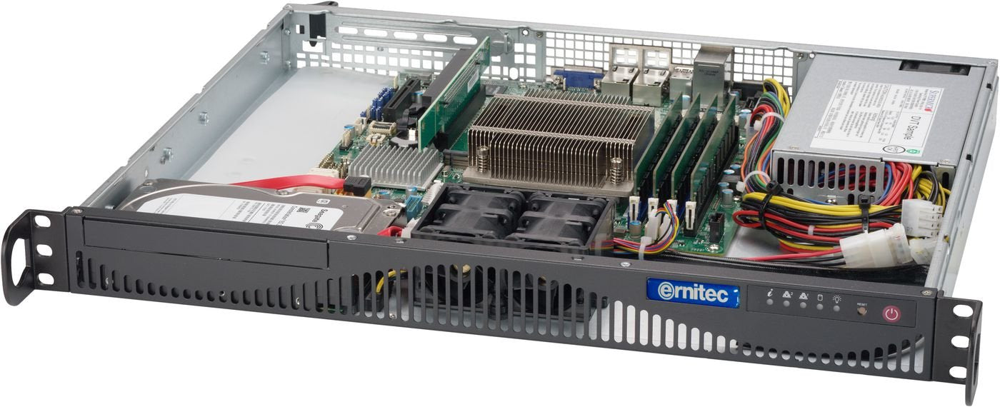1u Server - I5-12400/16gb/500gb/1x8tb
