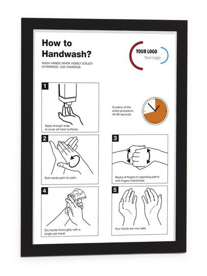 Marco Informativo Durable Duraframe A4 Autoadhesivo 2 Piezas Negro