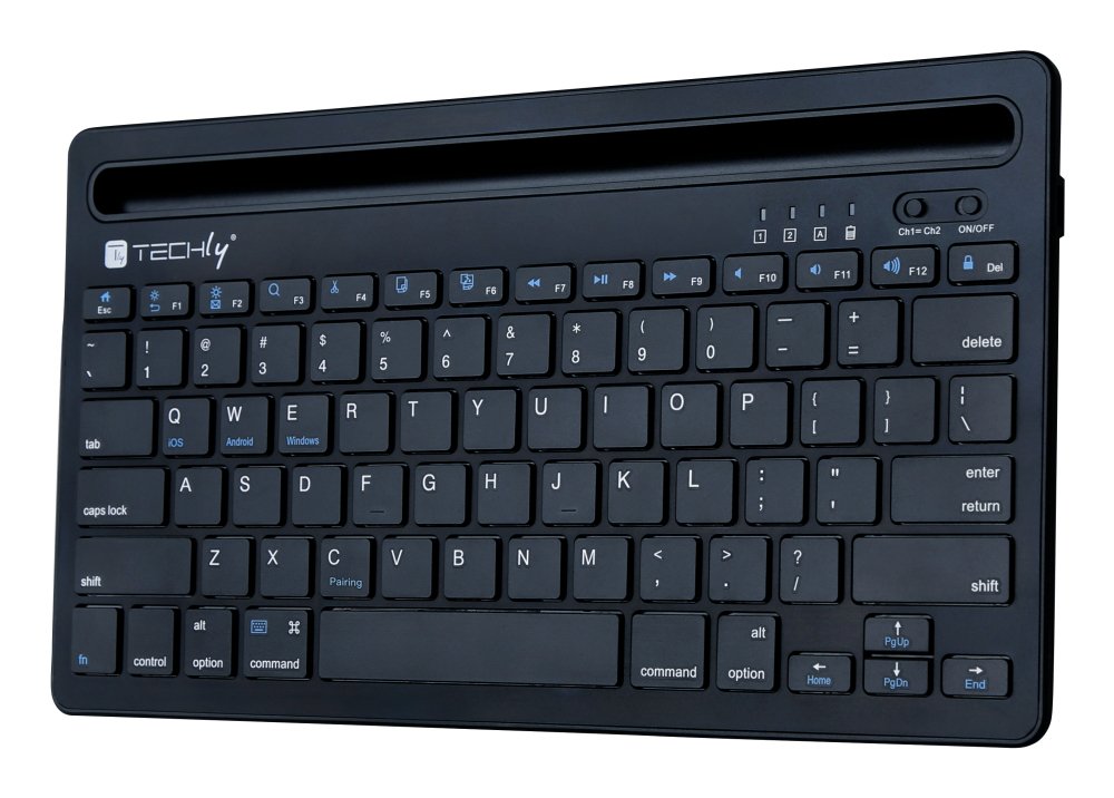 EAN 8059018367898 - Techly ICTBK102U teclado Universal Bluetooth QWERTY Inglés Negro imagen 6