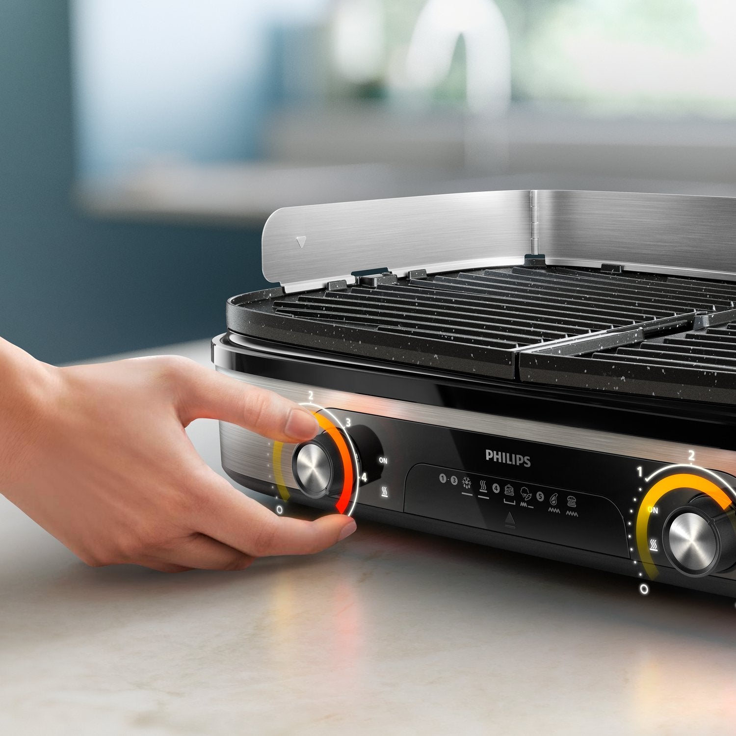 EAN 8720389056635 - Philips HD6222/90 parrilla eléctrica de contacto imagen 2
