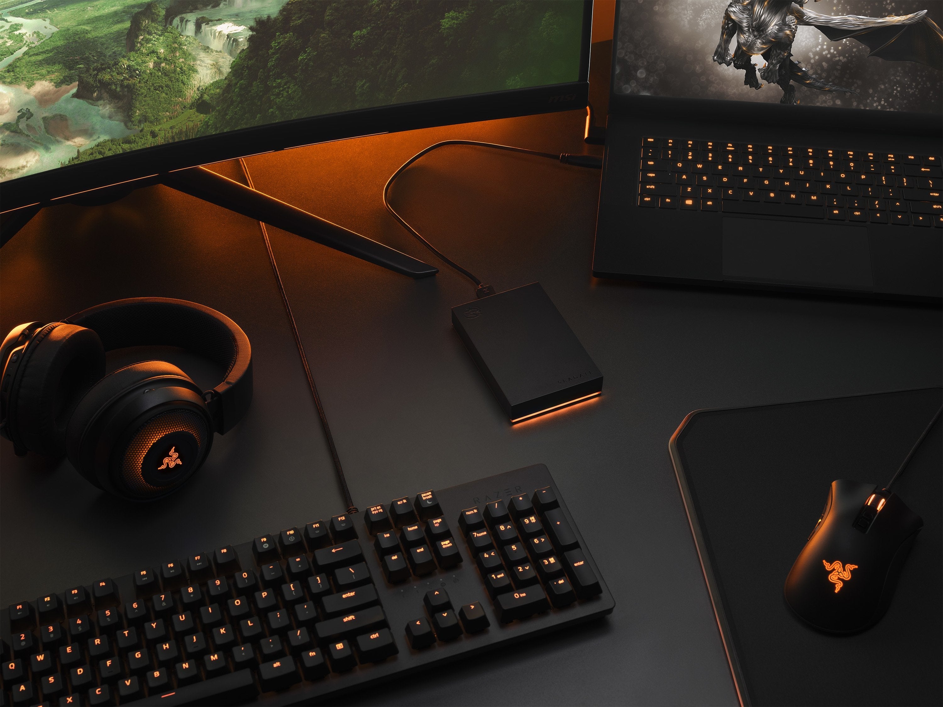 EAN 3660619040155 - Seagate Game Drive FireCuda disco duro externo 2 TB Micro-USB B 3.2 Gen 1 (3.1 Gen 1) Negro imagen 10