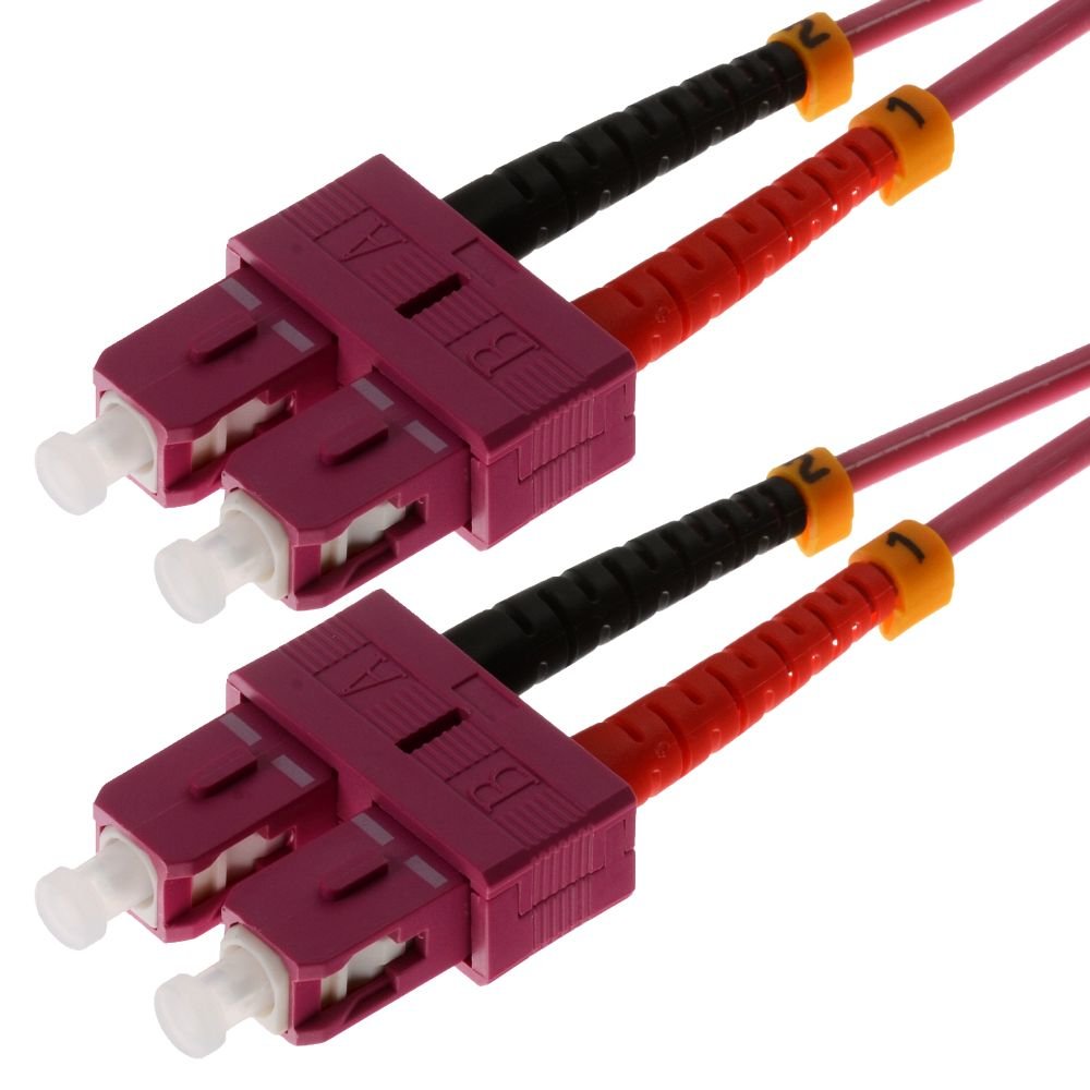 EAN 4005938158171 - Helos 1m OM4 SC/SC Cable de fibra óptica e InfiniBand Violeta imagen 1