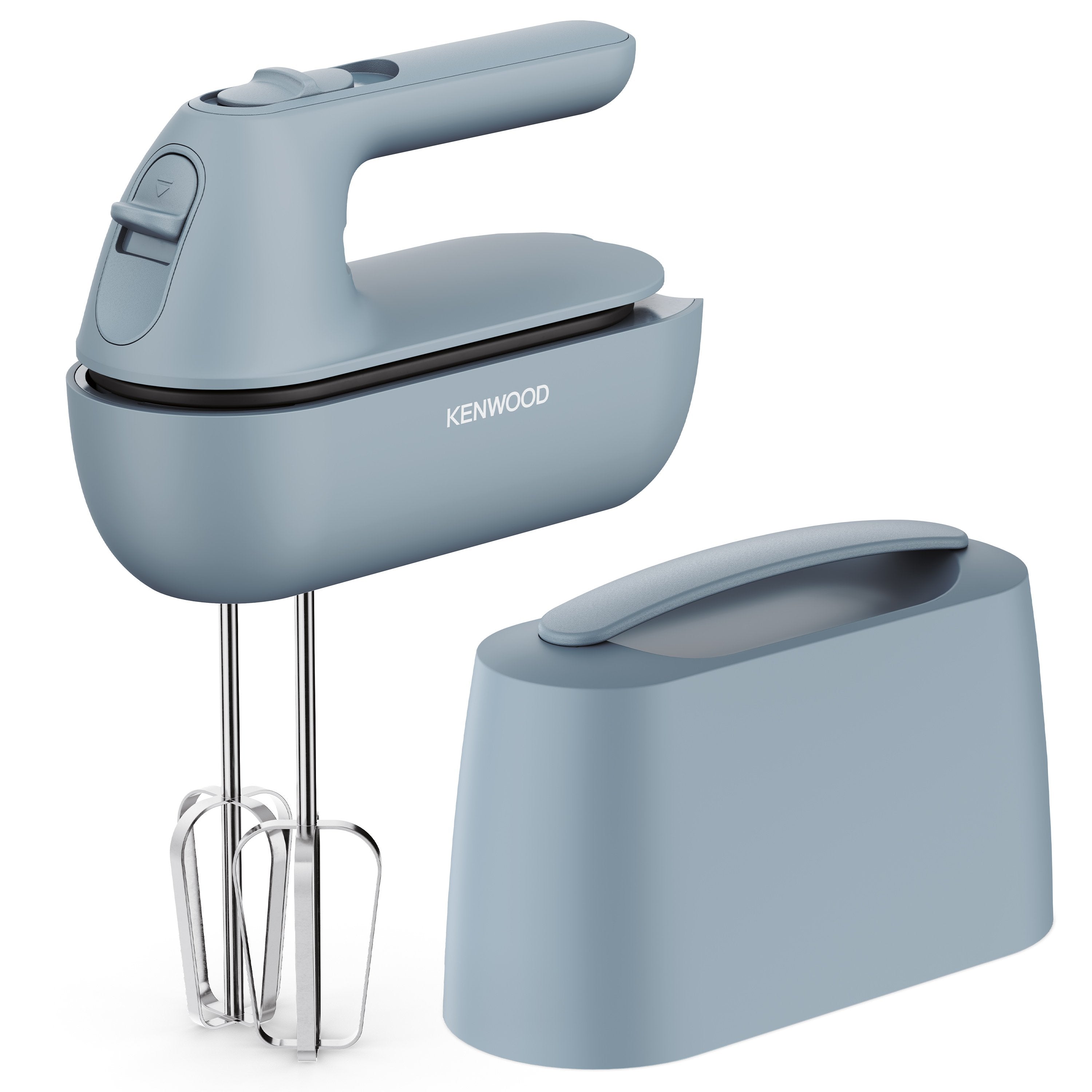 Kenwood Handmixer Quickmix Go Storm Blue (Gris, 350 Watt) 0w22210034