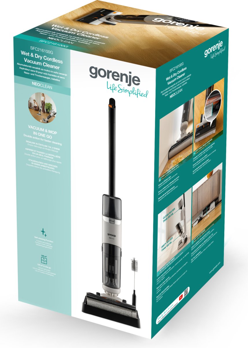 Aspiradora Para Sólidos Y Líquidos Gorenje Neoclean Sfc216100g 747632