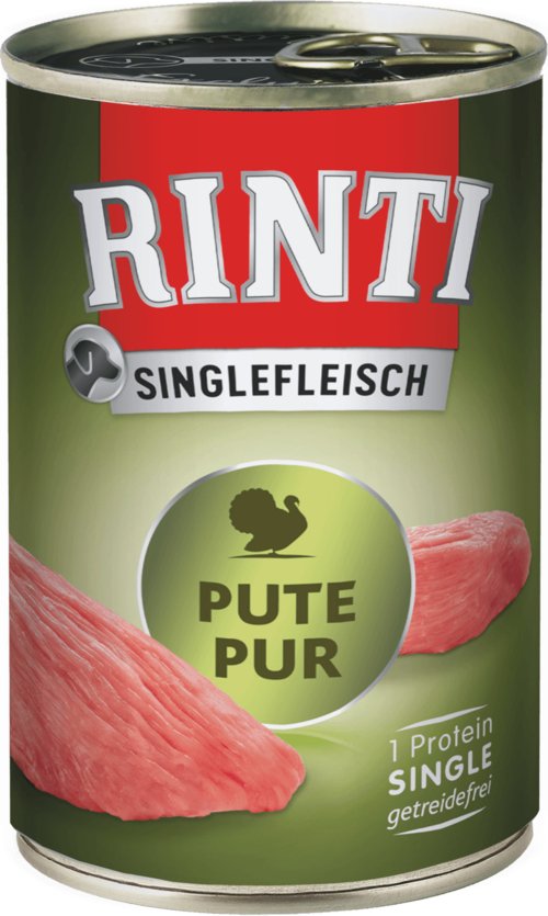 EAN 4000158940506 - RINTI Singlefleisch Turkey (bird) Adulto 400 g imagen 1