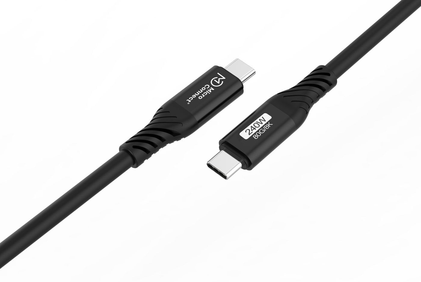 EAN 5715063727423 - Microconnect USB4CC05-240W-80GBPS cable USB USB4 Gen 3x2 0,5 m USB C Negro imagen 2