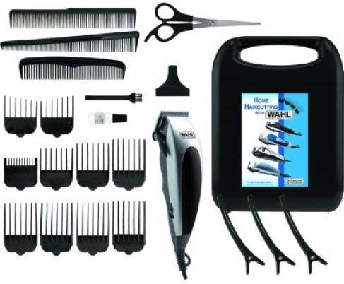 Wahl 9243-2216 Kit Cortapelos Con Cable + Tijeras + 3 Peines + 10 Peines-Guía