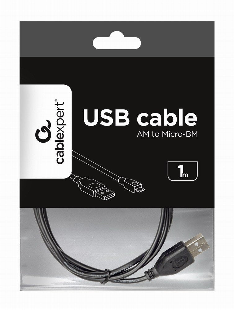 Gembird Cable Usb A Micro Usb 1m Negro Ccp-Musb2-Ambm-1m