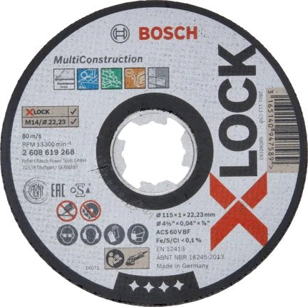 EAN 3165140947589 - Bosch X-LOCK MULTI CONSTRUCTION Corte del disco imagen 1