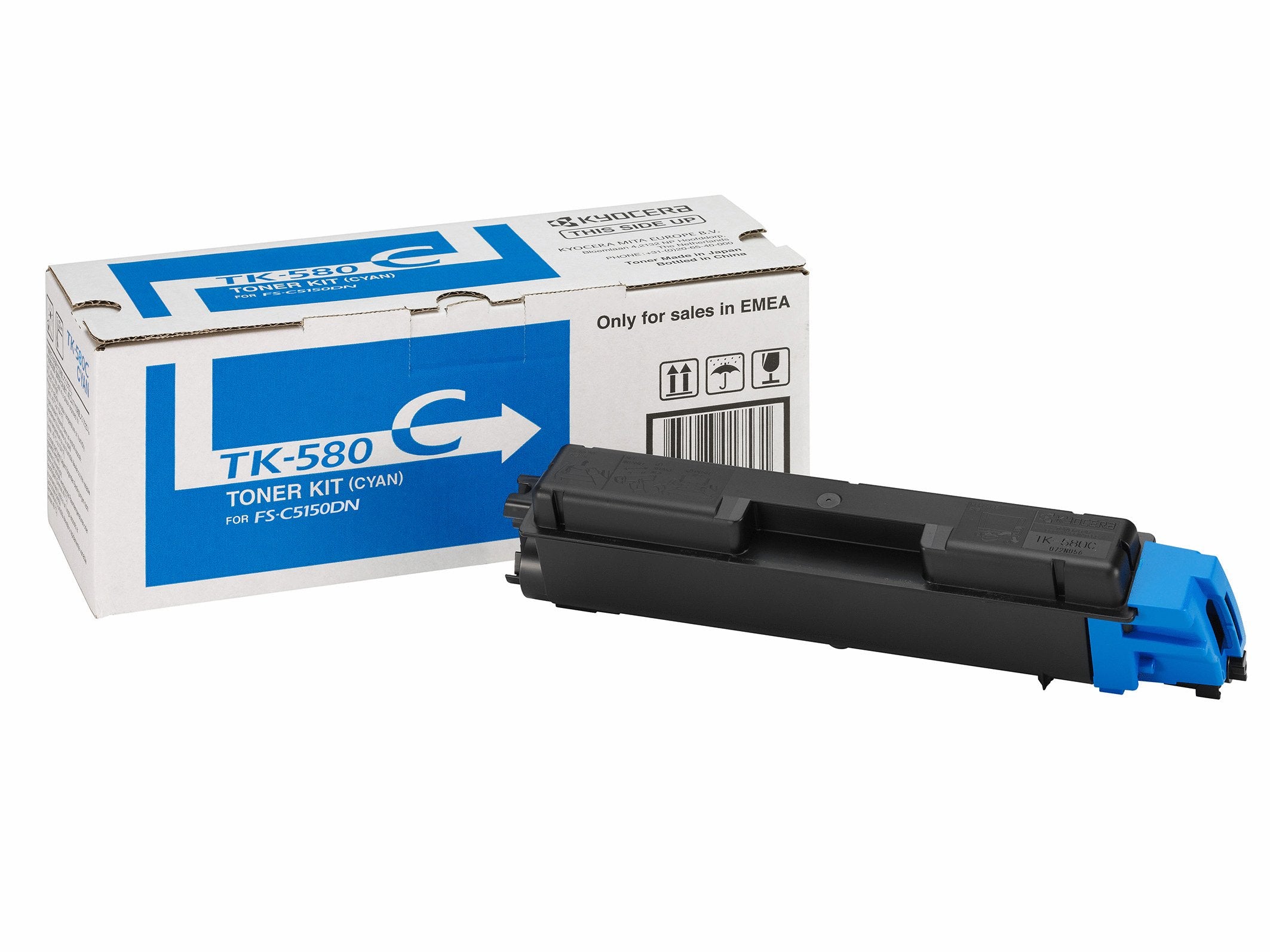 EAN 5052180456981 - KYOCERA TK-580C cartucho de tóner 1 pieza(s) Original Cian imagen 3