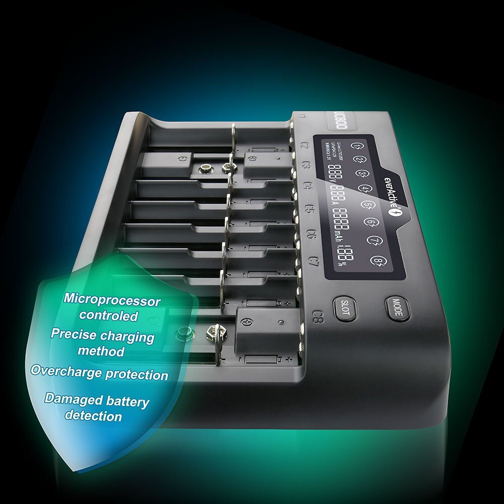 EAN 5903205772169 - Everactive UC-800 cargador de batería Universal Corriente alterna imagen 4