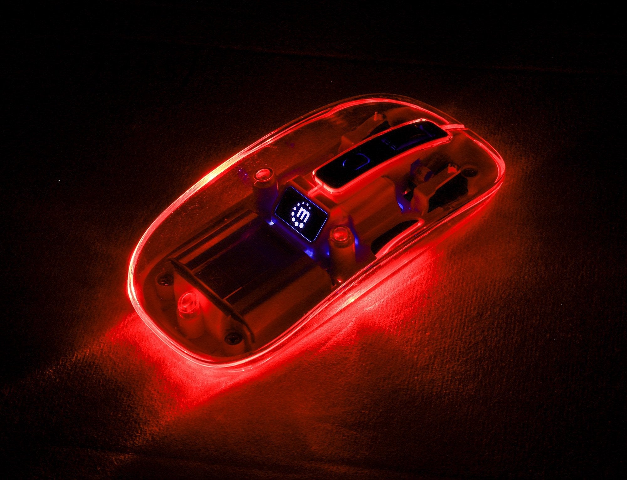 Ratón Manhattan 190282 Universal Ambidextro Rf Inalámbrico Óptico 1600 Dpi