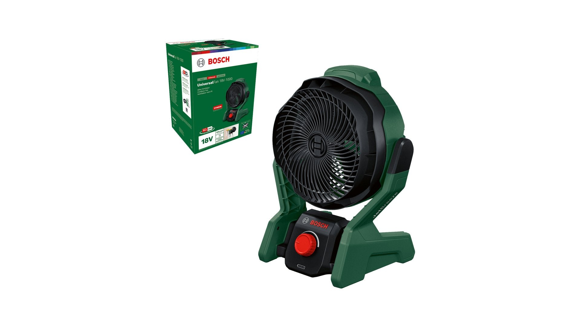 EAN 4053423233728 - Bosch 0 603 9E1 000 ventilador Negro, Verde, Rojo imagen 4
