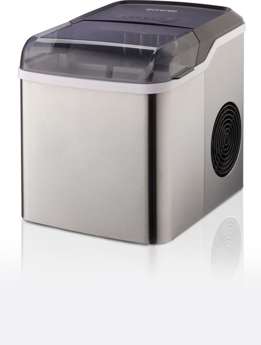 Máquina De Hielo Gorenje Imd1200sb, Depósito De Agua De 1,3 L, Acero Inoxidable.