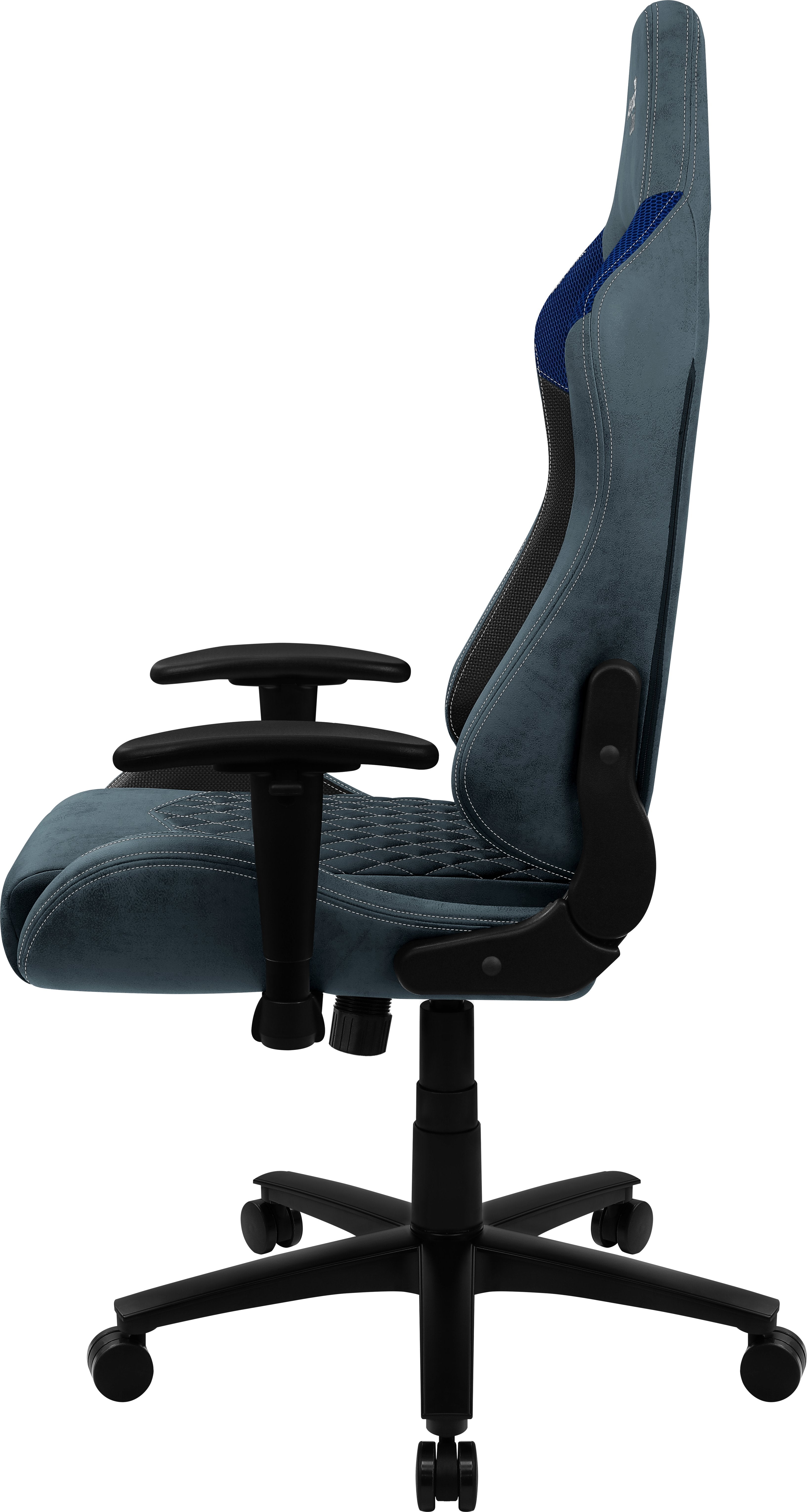 EAN 4710562751130 - Aerocool DUKE AeroSuede Silla para videojuegos universal Negro, Azul imagen 4