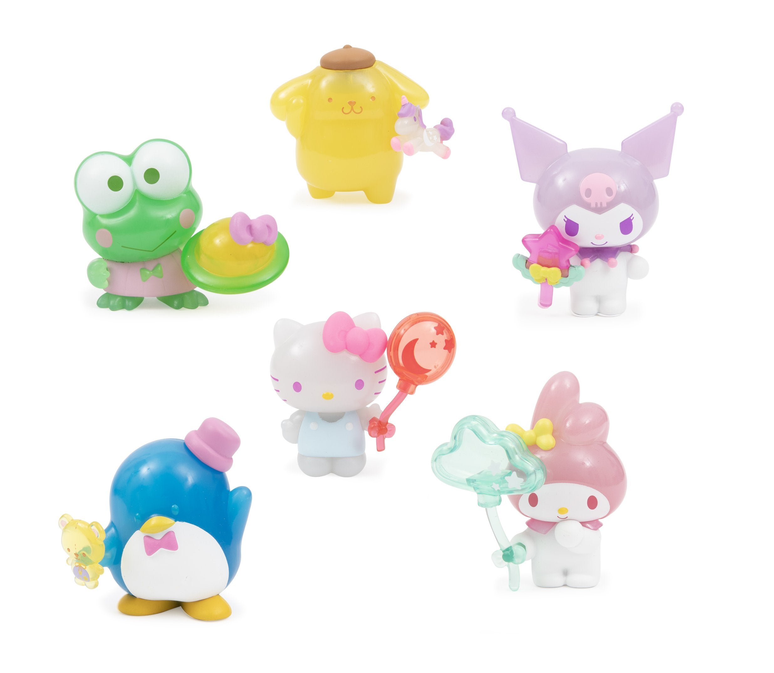 Blister 6 Figuras Hello Kitty 5cm