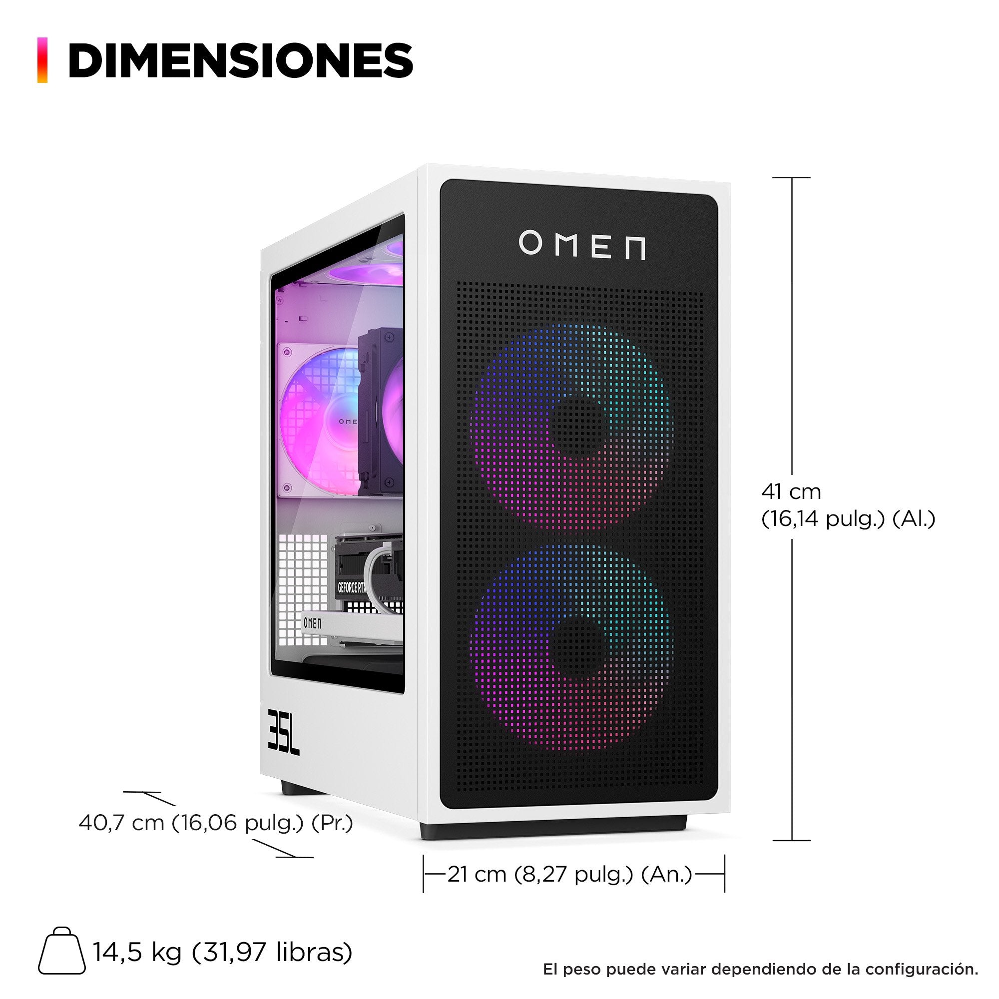 EAN 0199764264350 - HP OMEN 35L Gaming Desktop GT16-0118ns Intel Core Ultra 5 225F 32 GB DDR5-SDRAM 1 TB SSD NVIDIA GeForce R imagen 5