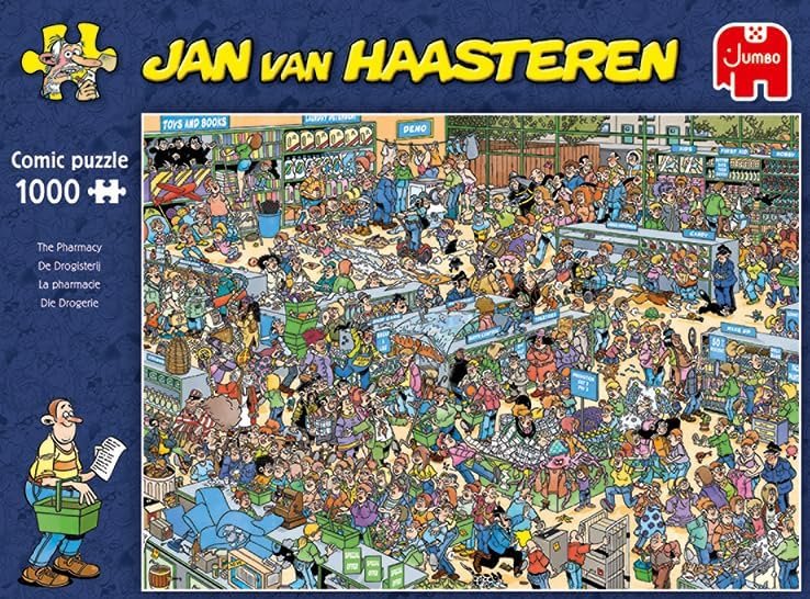 Jan Van Haasteren The Pharmacy Puzzle 1000 Pieza(S) Cómics