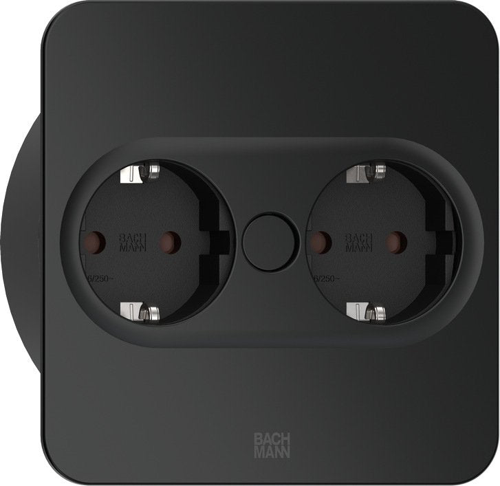 EAN 4057298129186 - Bachmann 946.101 toma de corriente 2 x Type F Acero inoxidable imagen 1